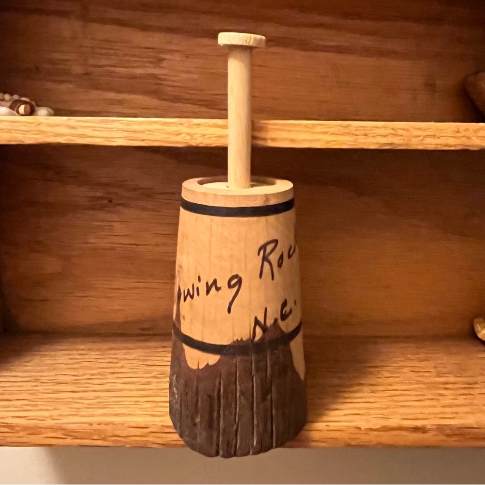 Trinket Butter Churn Because of the hurricane, there’ll never be a Blowing Rock